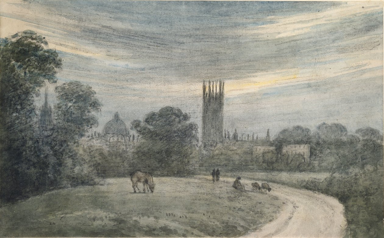 De ingang naar Oxford vanuit Londen, uit herinnering door John Baptist Malchair