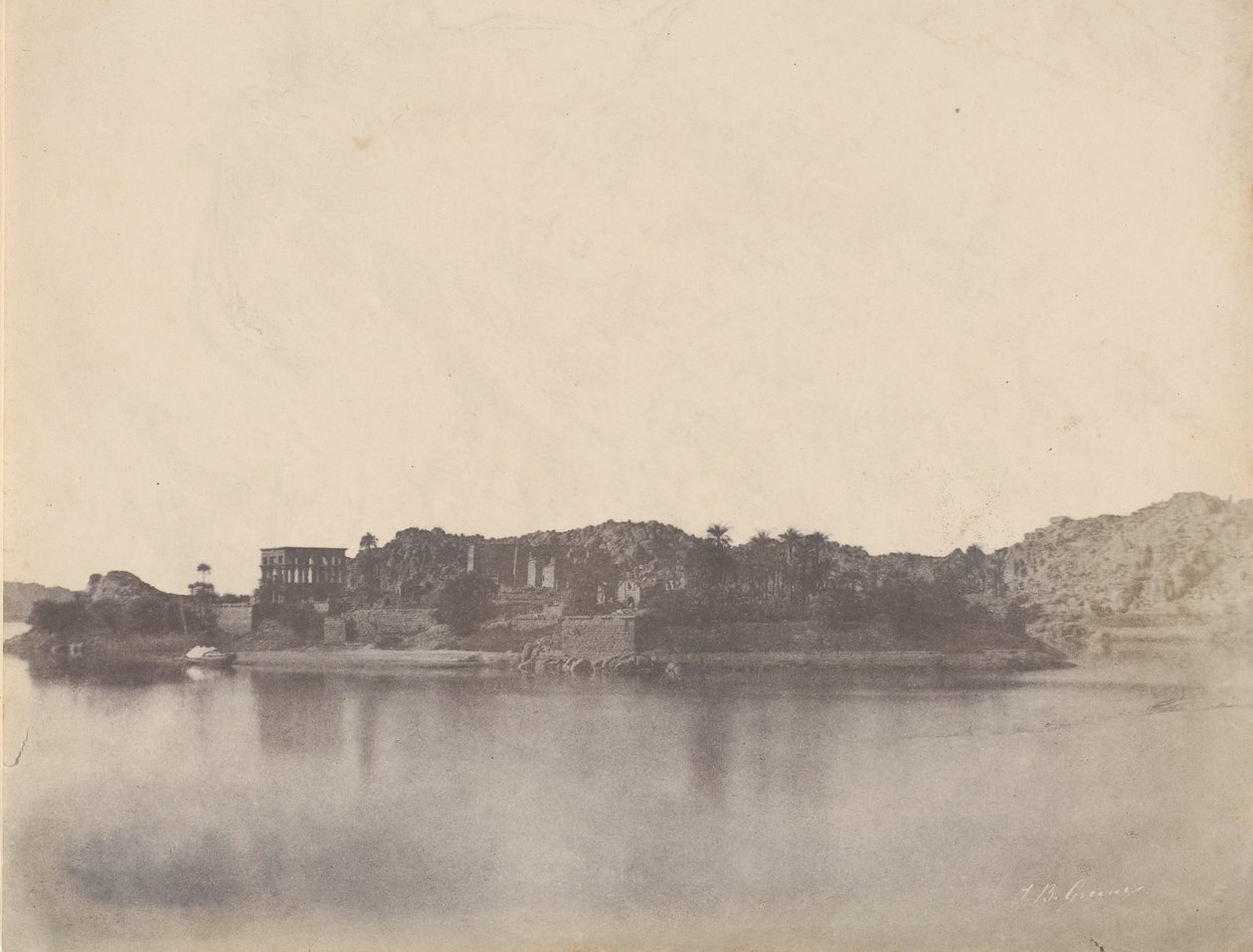 Eiland Philae door John Beasley Greene