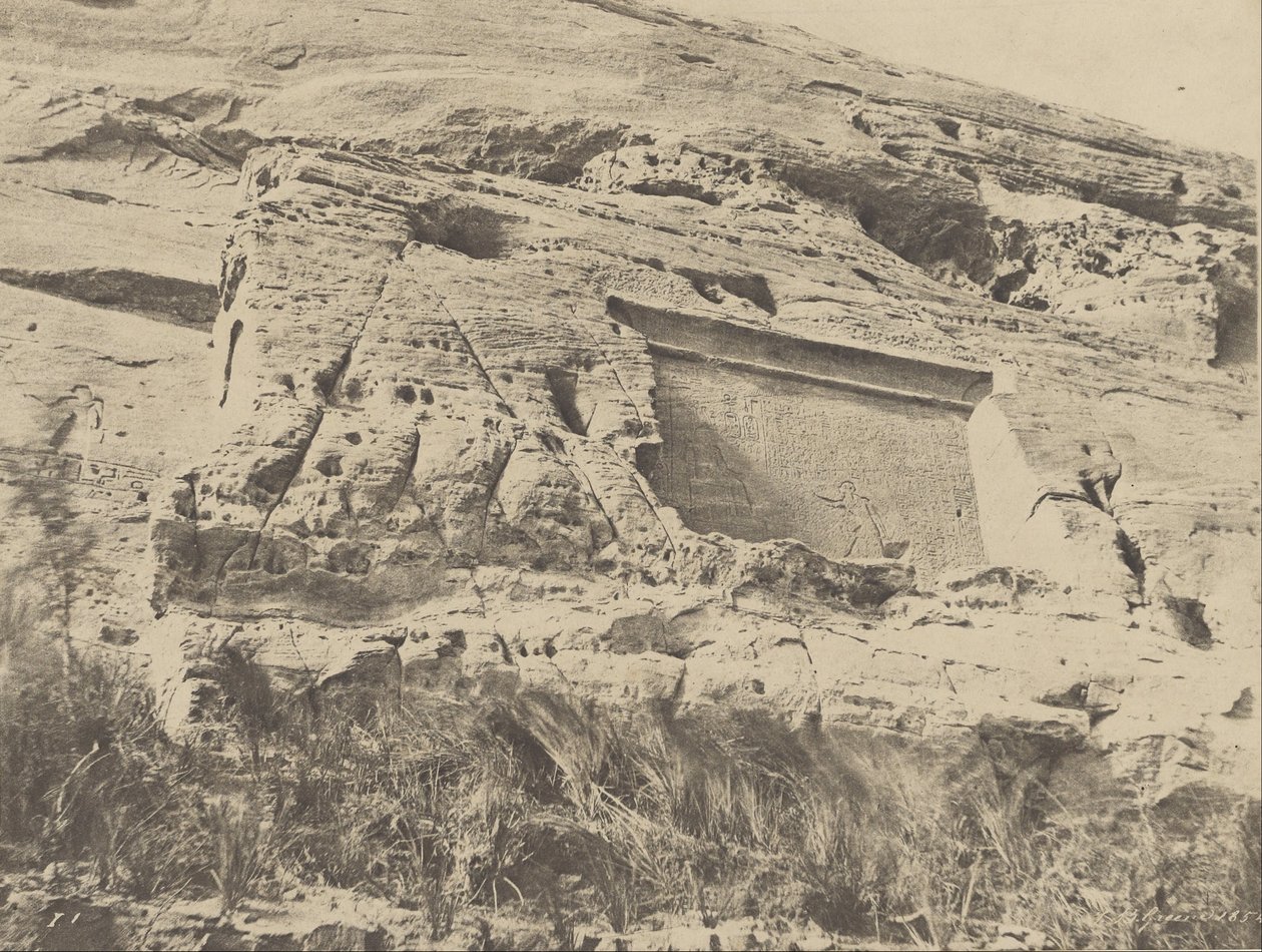 Ibsamboul, Stele Rechts van de Tempel van Hathor door John Beasly Greene