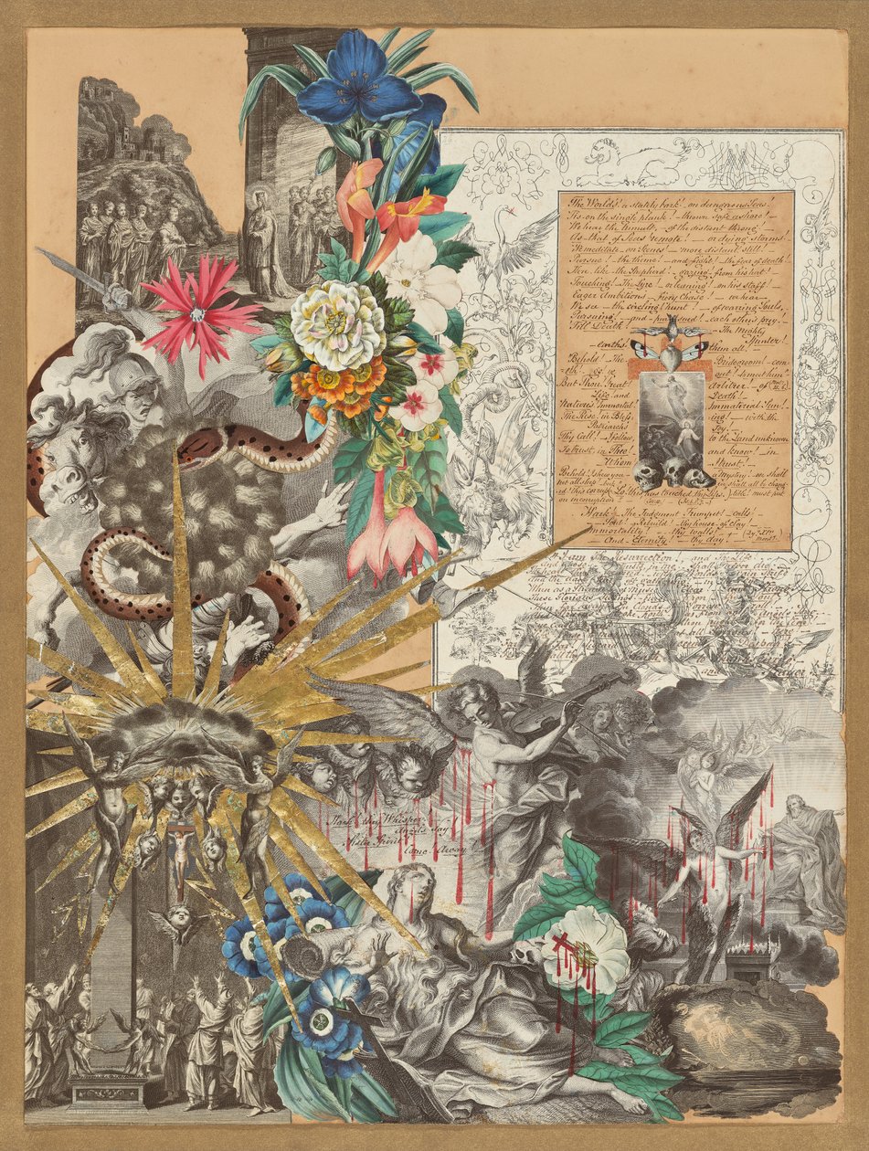 Collage door John Bingley Garland