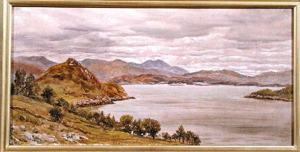 Uitzicht op Loch Corrie, 27 augustus 1885 door John Brett