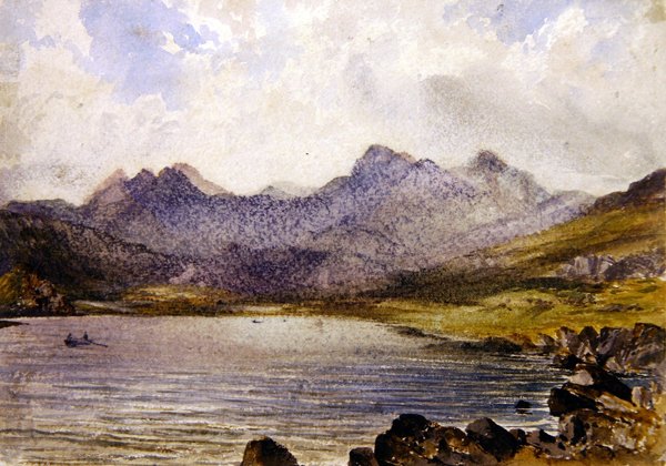 Bij Llyn Crafrant, Wales door John Brett