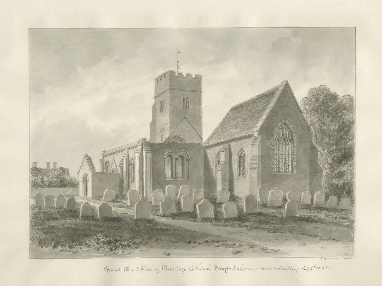 Armitage Kerk door John Buckler