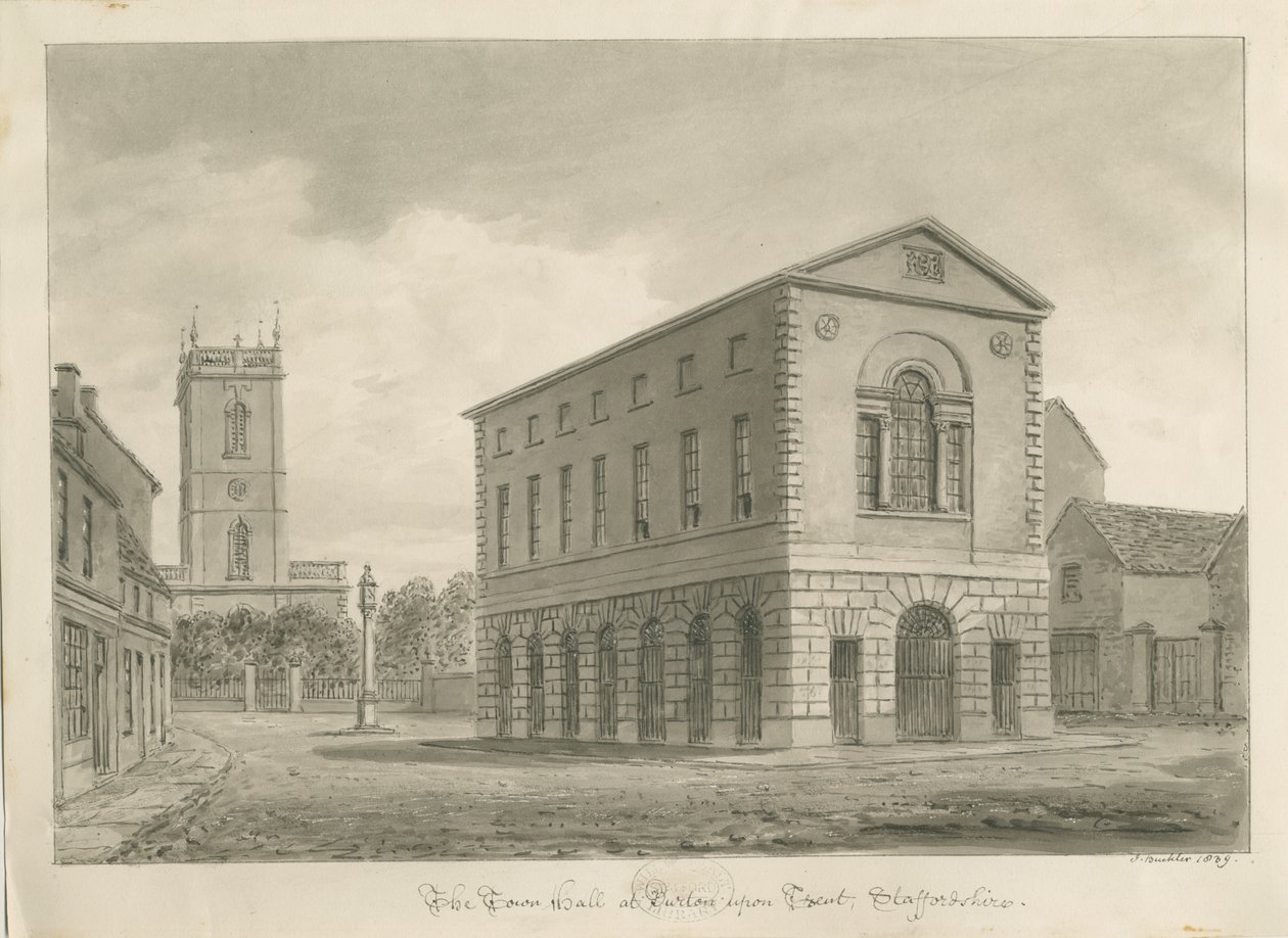Burton-upon-Trent - Stadhuis door John Buckler