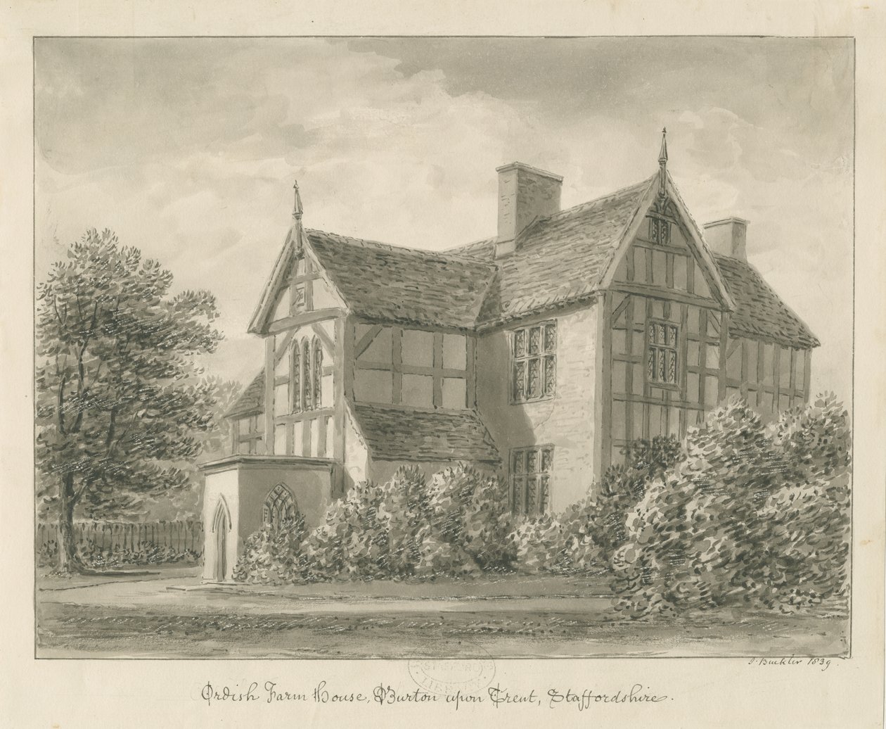 Burton-upon-Trent - Ordish Boerderij door John Buckler
