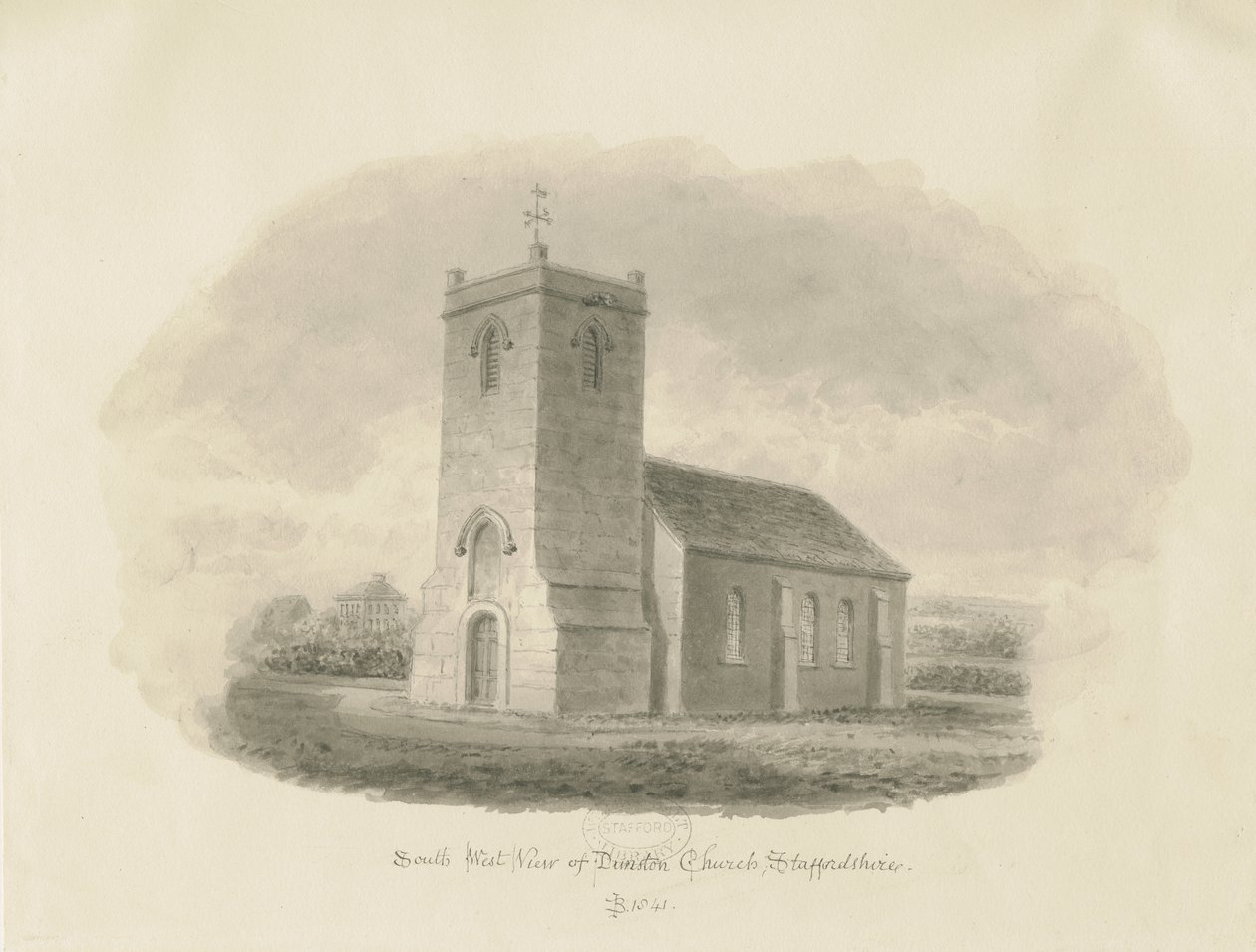 Dunston Kerk door John Buckler