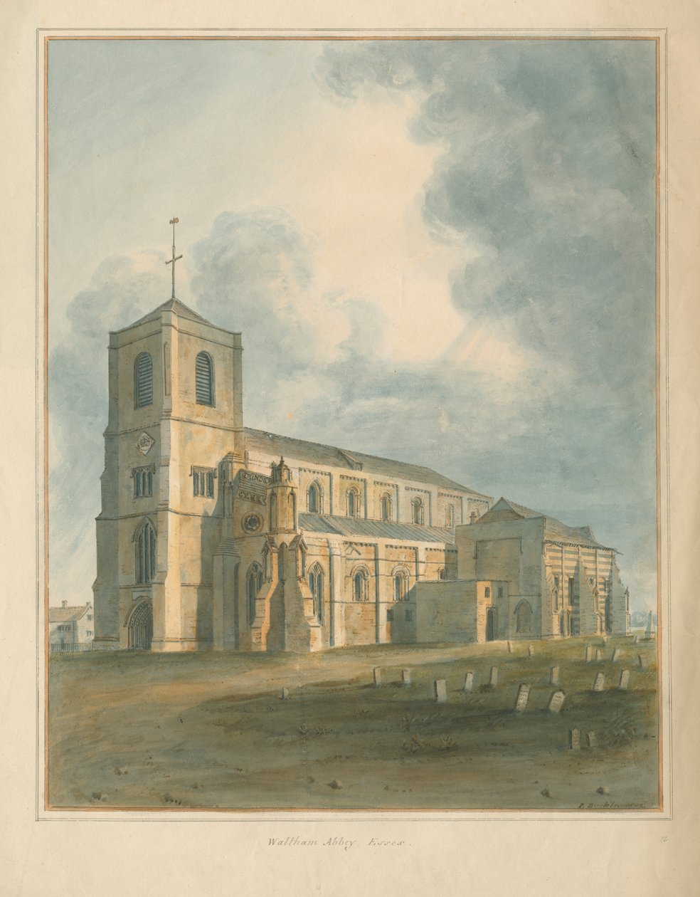 Essex - Waltham Abdij door John Buckler