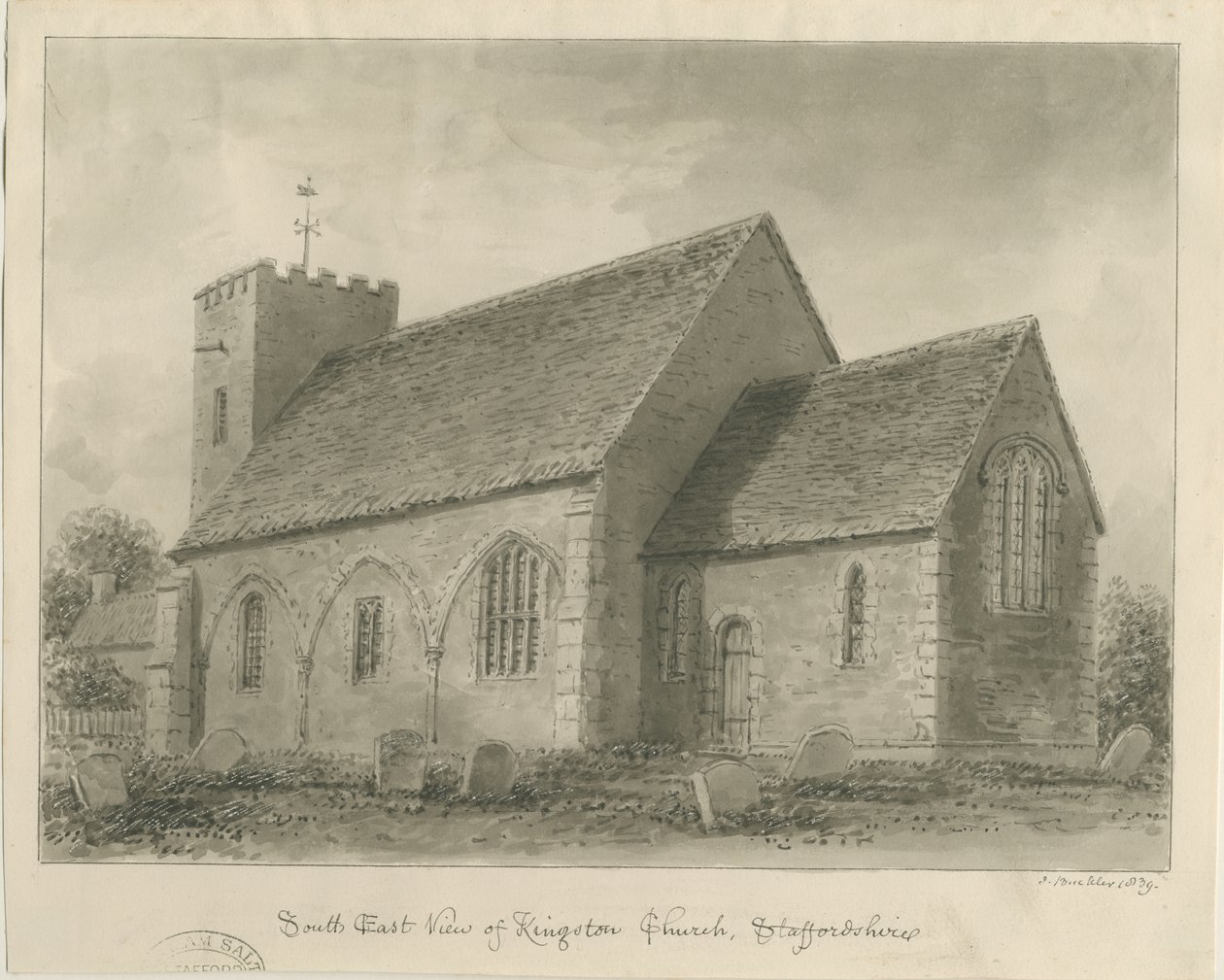 Kingstone Kerk door John Buckler