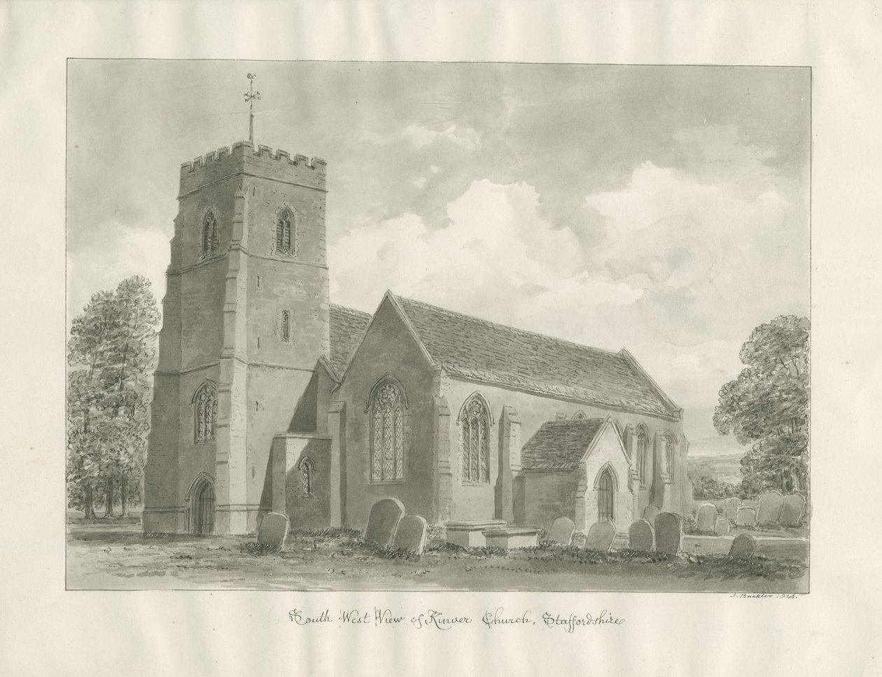 Kinver Church door John Buckler