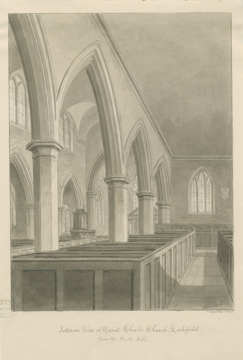 Lichfield - Interieur van de St. Chad