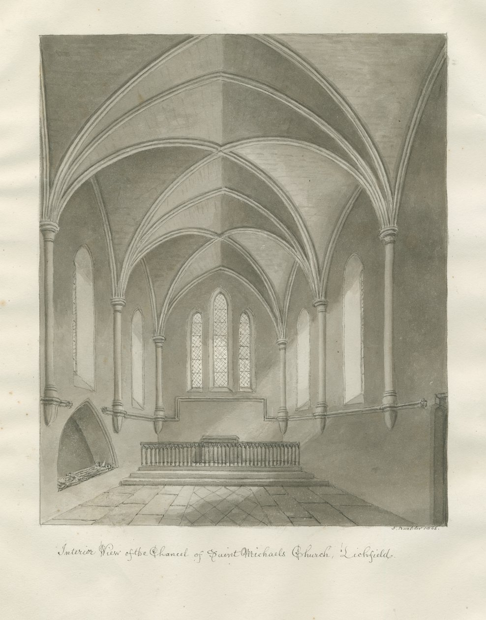 Lichfield - Interieur van St. Michael