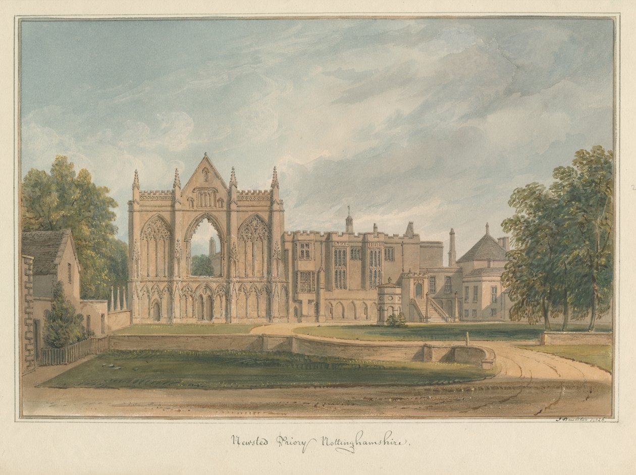 Nottinghamshire - Newsted Priory door John Buckler