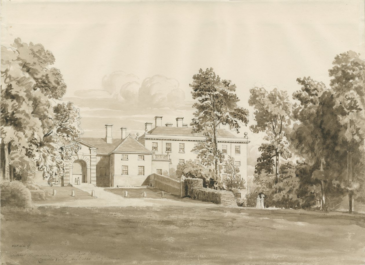 Patshull Huis door John Buckler
