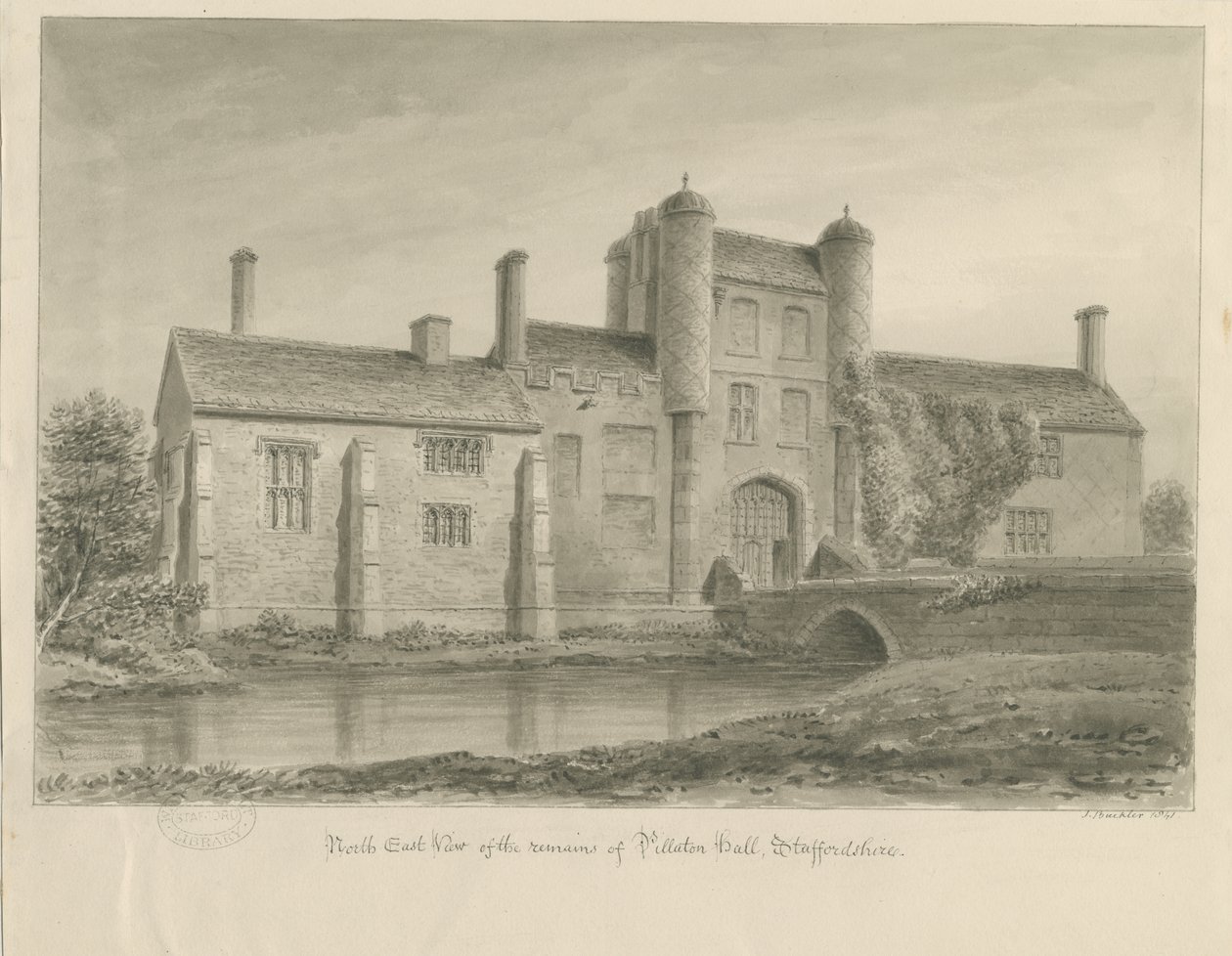 Pillaton Hall door John Buckler