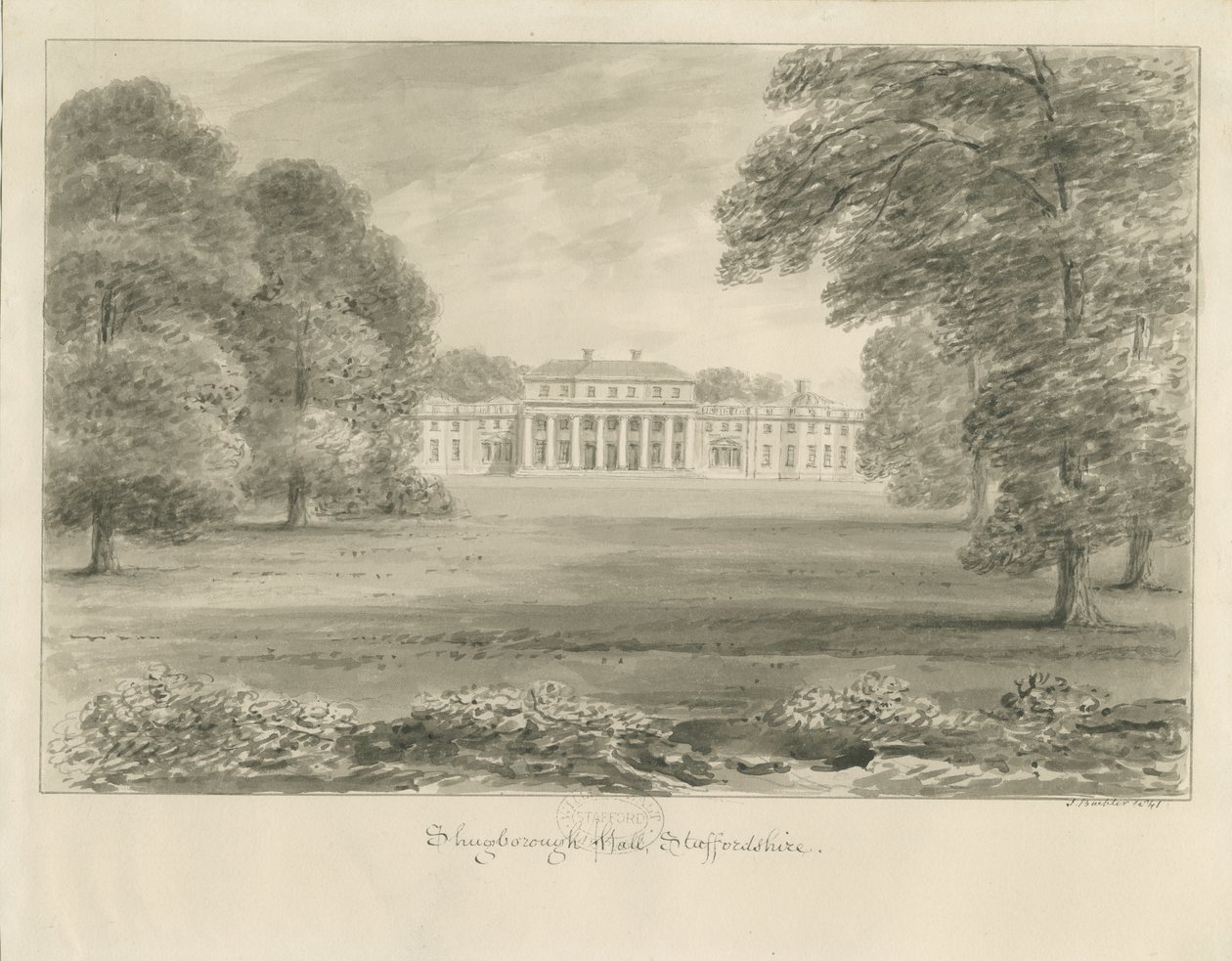 Shugborough Hall door John Buckler