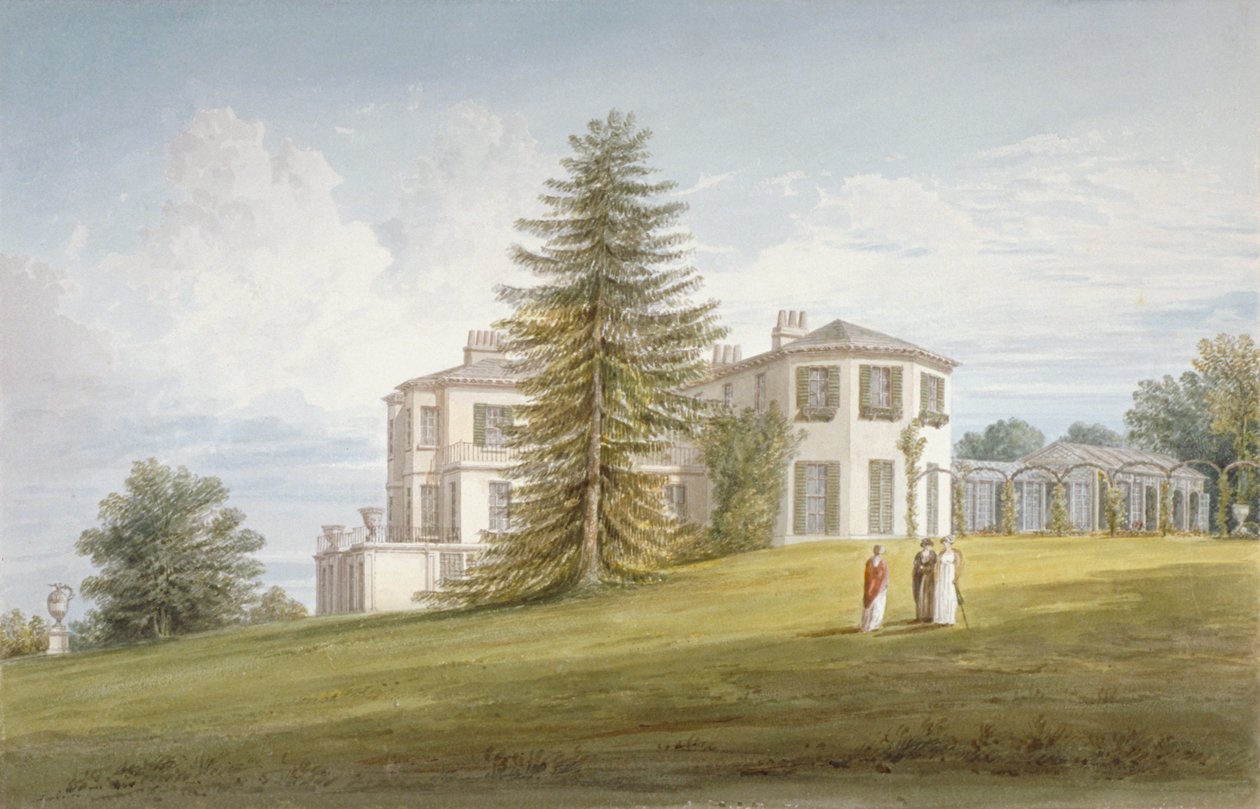 Zuidwestelijk Uitzicht op Bromley Hill, Bromley, Kent door John Buckler