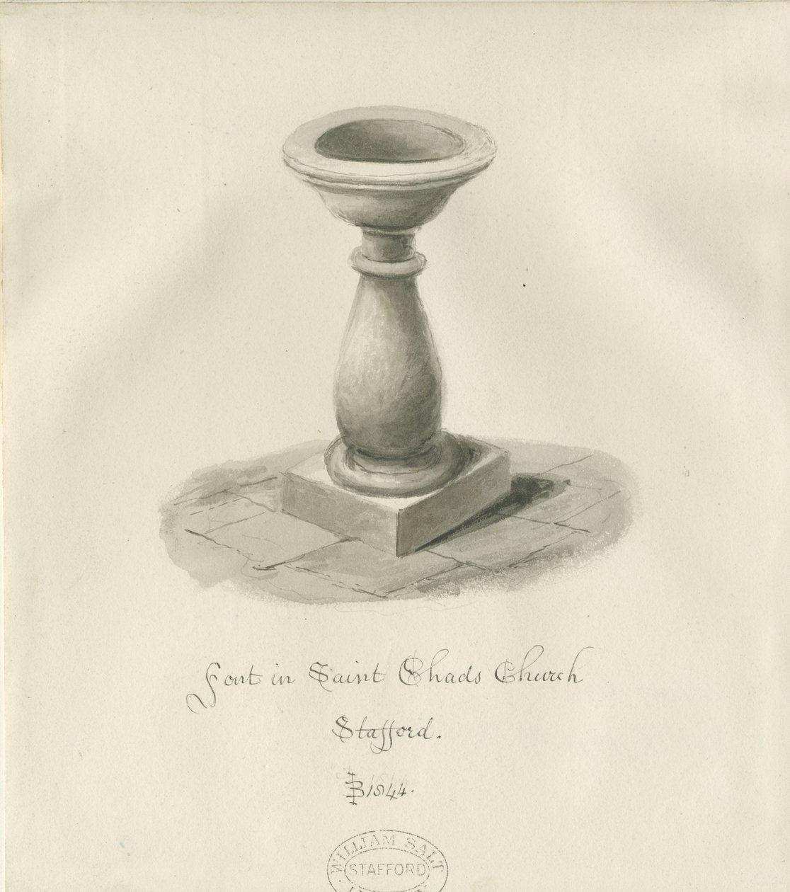 Stafford - Doopvont in St. Chad