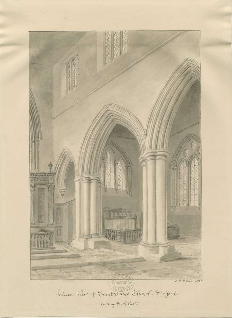 Stafford - Interieur van St. Mary