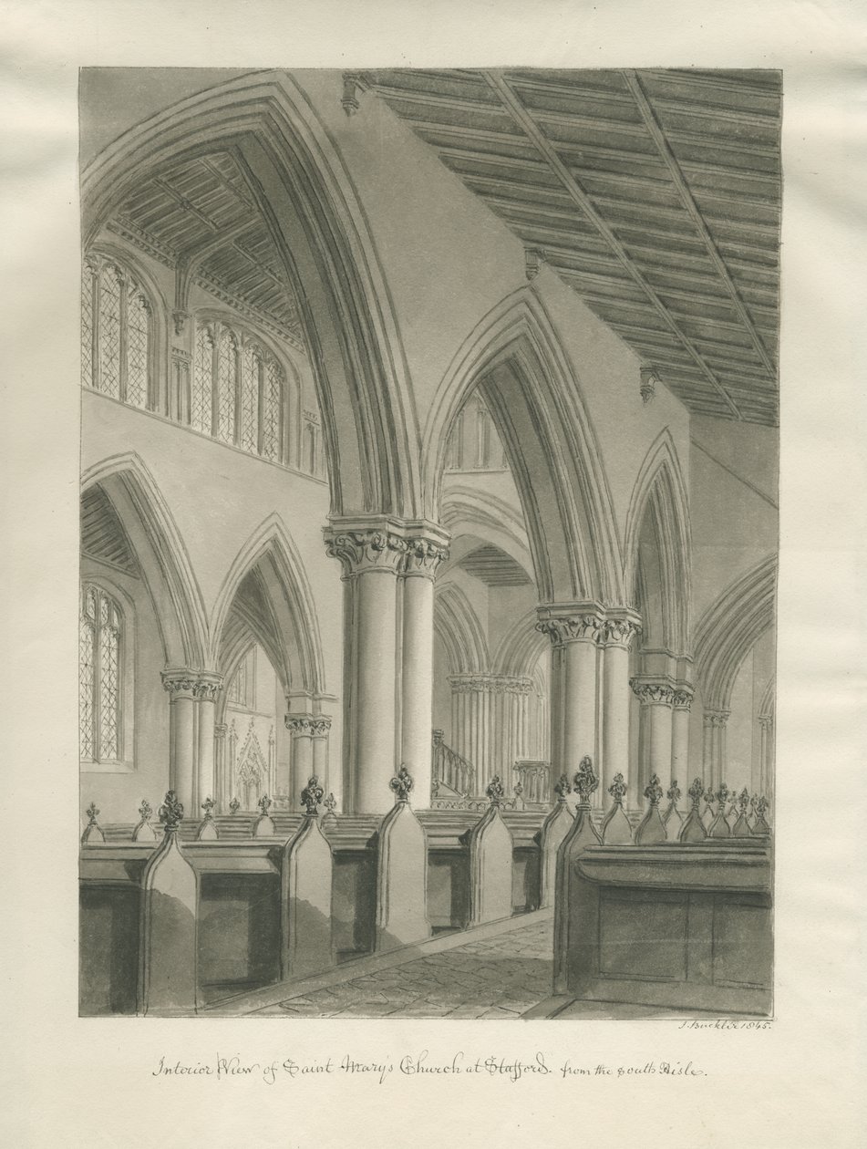 Stafford - Interieur van St. Mary