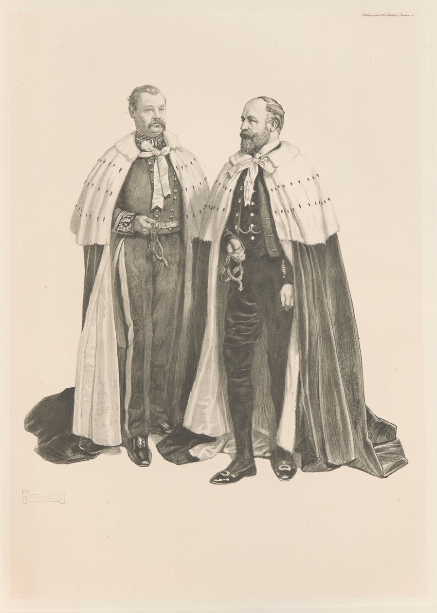 Kroning van koning Edward VII door John Byam Liston Shaw