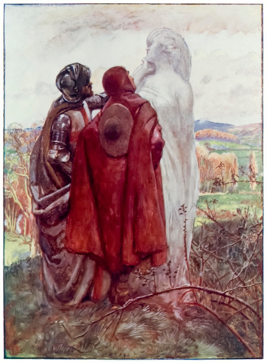 Lots vrouw uit The Pilgrims Progress From This World, To That Which Is To Come door John Bunyan (1628-1688) Illustratie door Byam Shaw (1872-1919) door John Byam Liston Shaw
