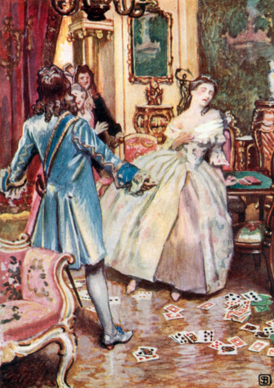 Verdi, La Traviata (kleurenlitho) door John Byam Liston Shaw