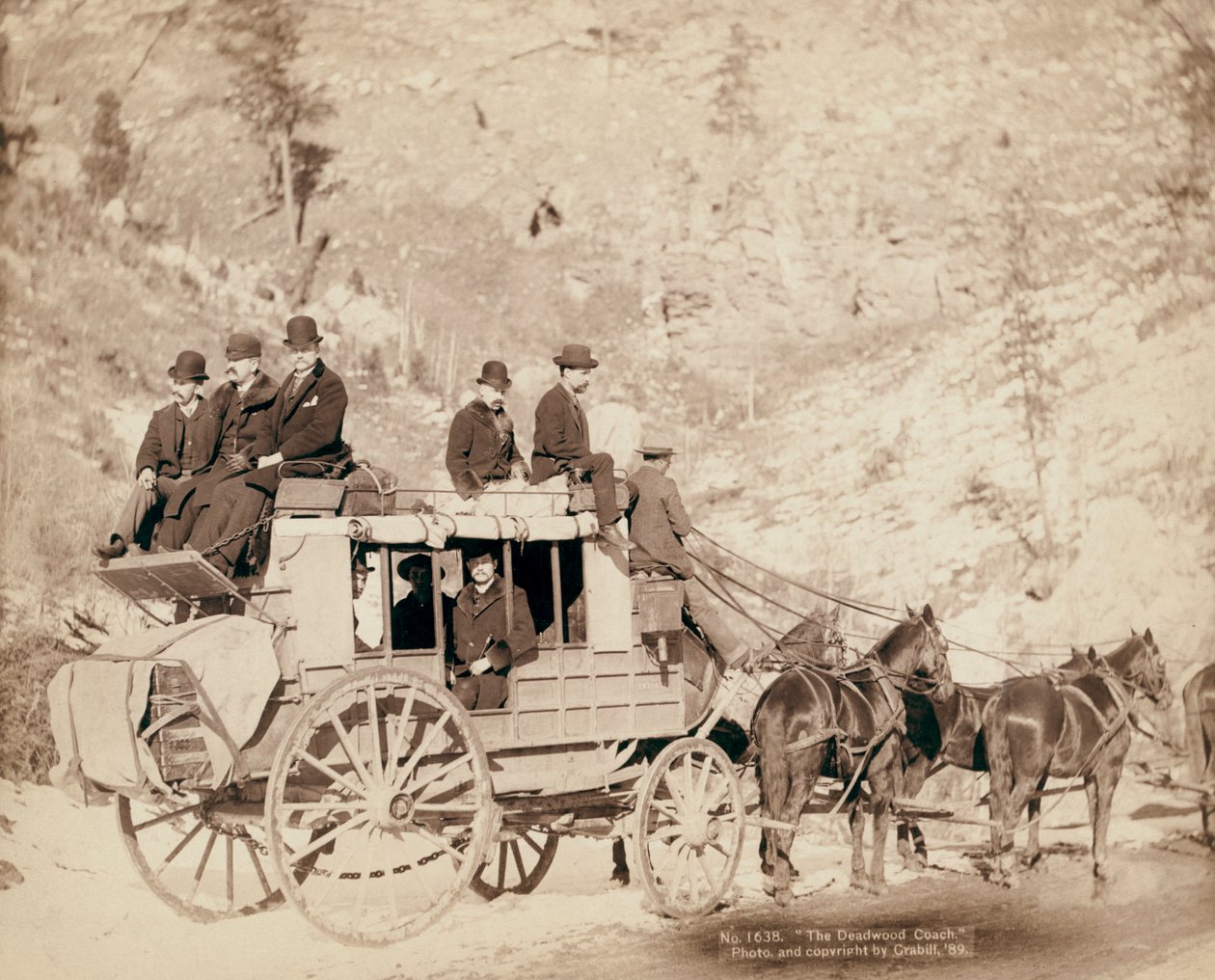 De Deadwood Coach reist in South Dakota door John C. H. Grabill