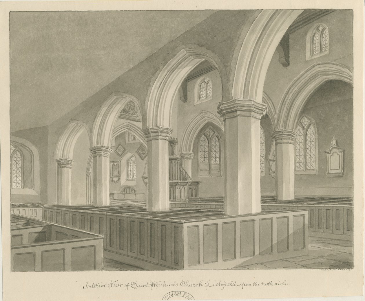 Lichfield - Interieur van de St. Michael