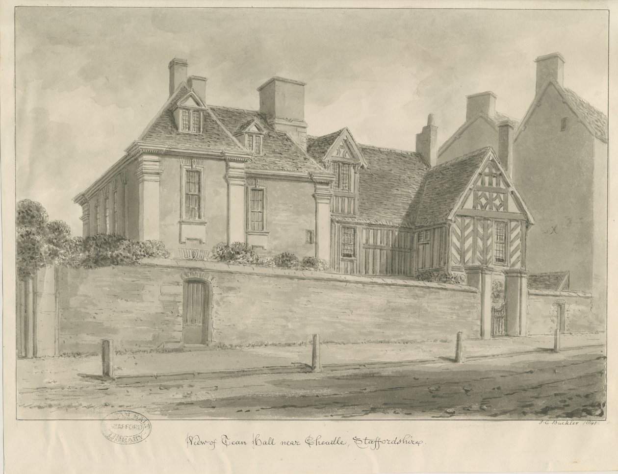 Tean Hall door John Chessell Buckler