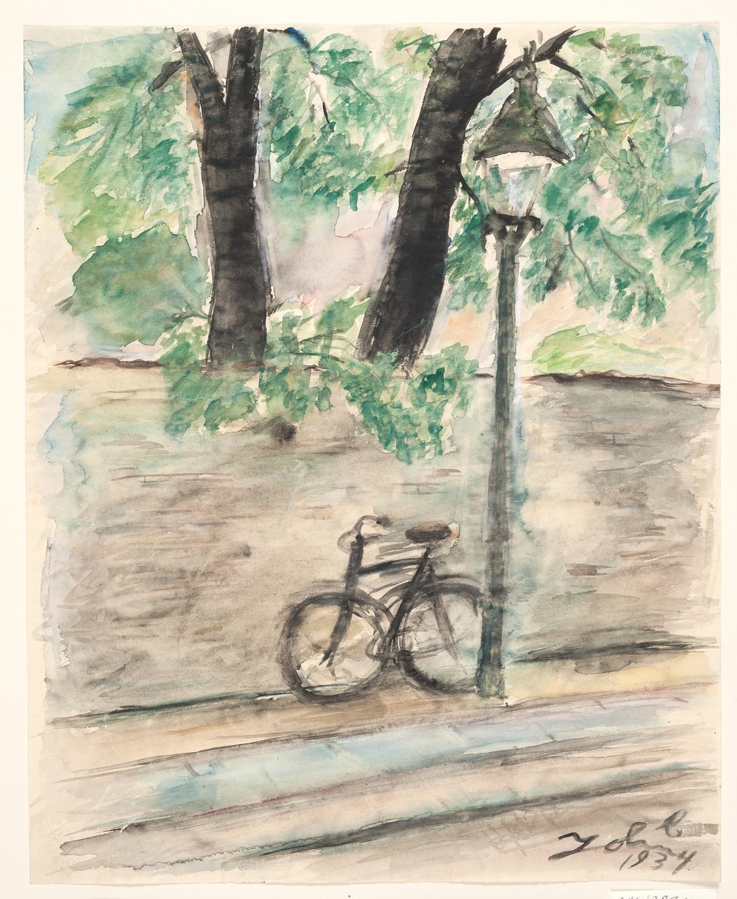 Stille ochtend bij de muur door John Christensen