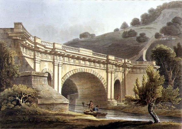 Aquaductbrug, Claverton, uit 