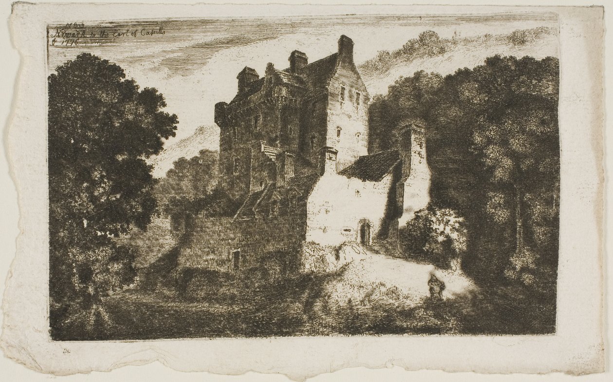 Newark Kasteel door John Clerk of Eldin