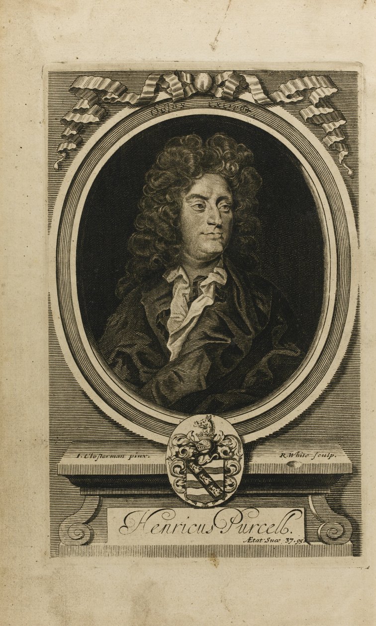 Portret van de componist Henry Purcell 1659-1695, 1702 door John Closterman
