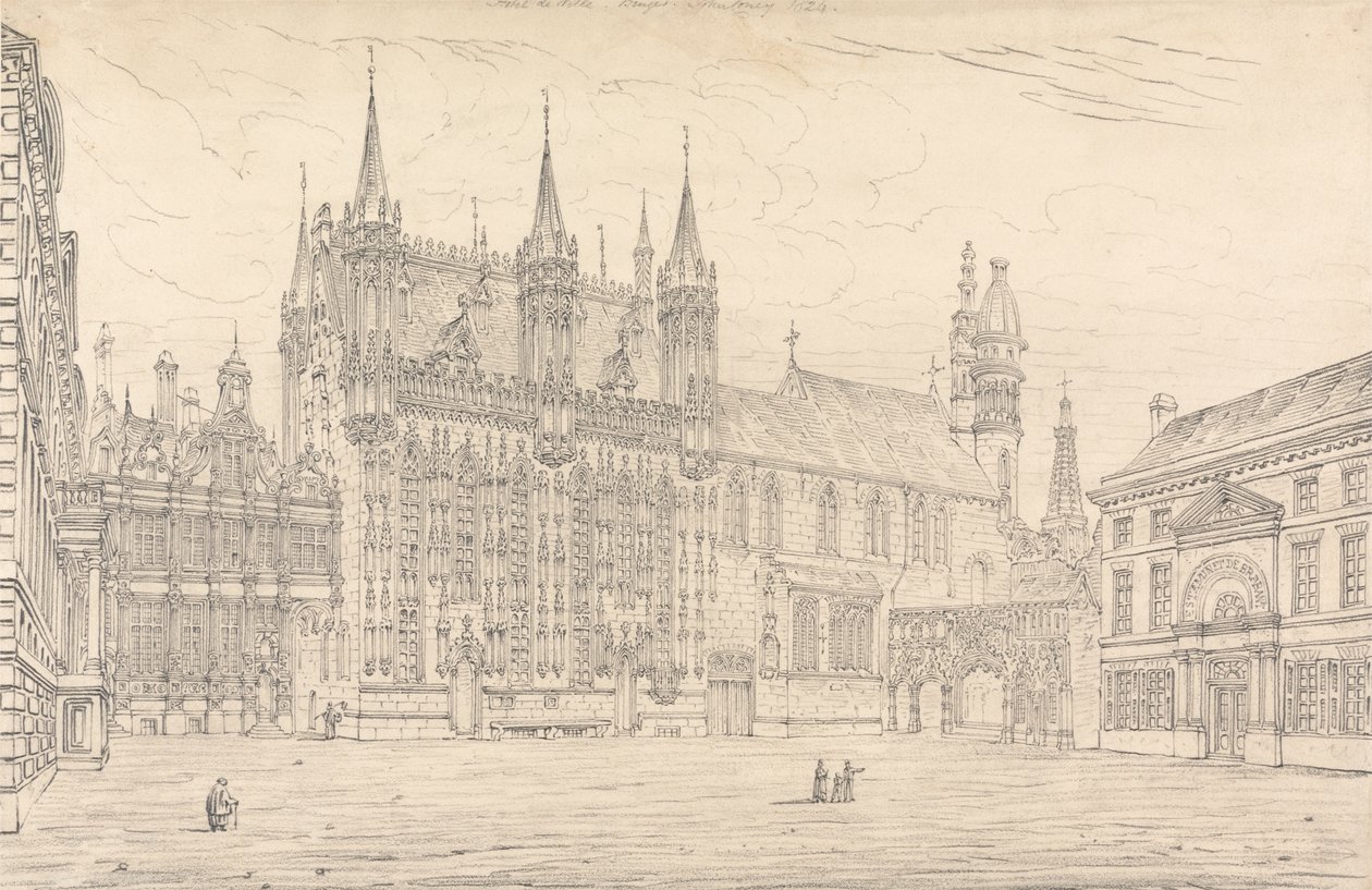 Stadhuis, Brugge door John Coney
