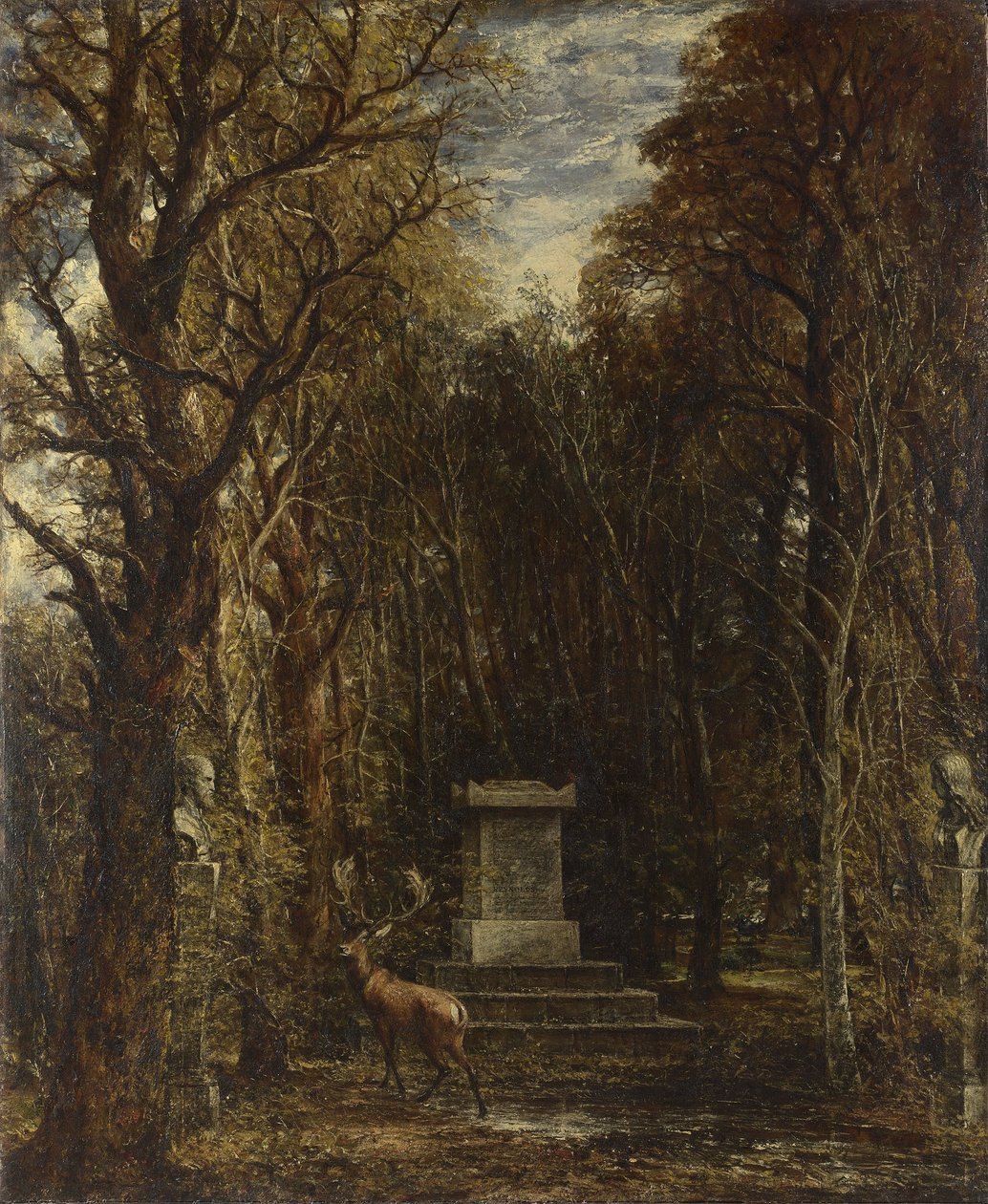 Gedenkteken ter nagedachtenis aan Sir Joshua Reynolds, opgericht op het terrein van Coleorton Hall in Leicestershire door wijlen Sir George Beaumont, Bt. door John Constable