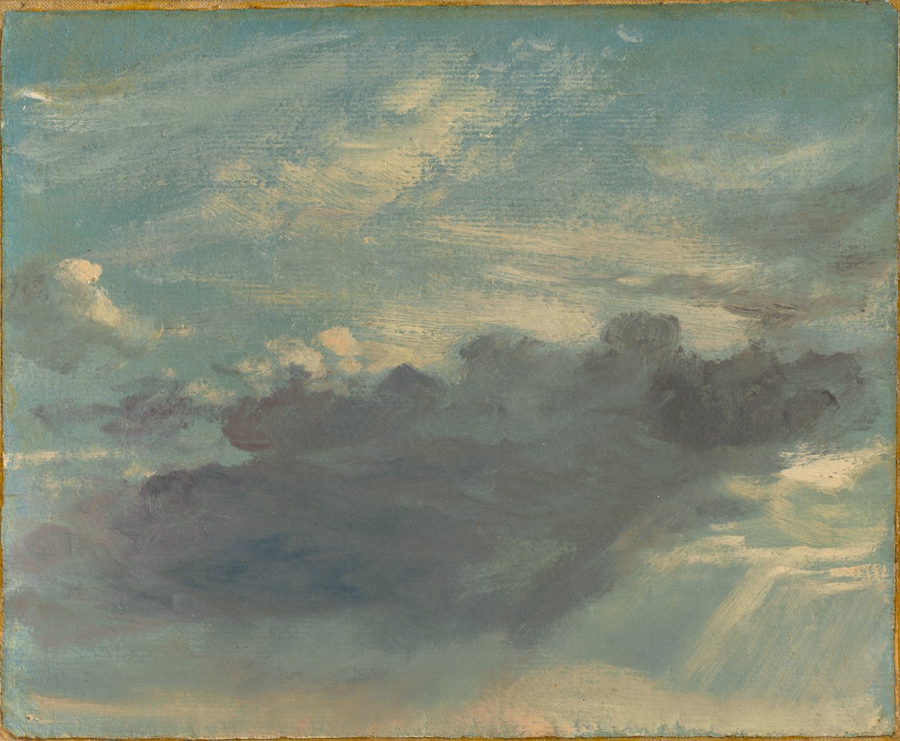 Wolkenstudie door John Constable