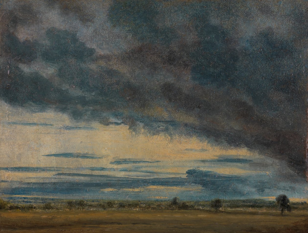 Wolkstudie, ca. 1821 door John Constable