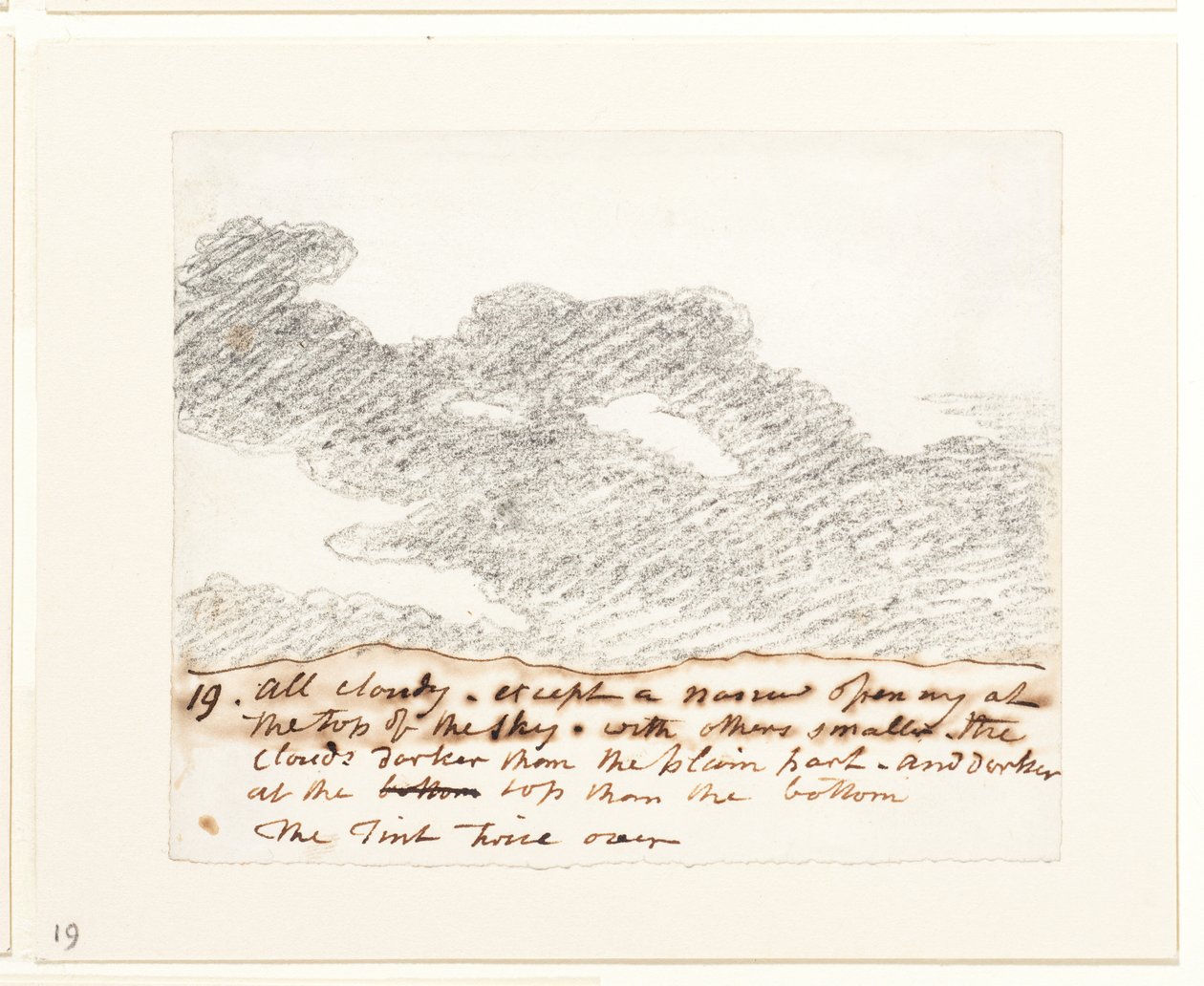 Wolkstudie (naar Alexander Cozens