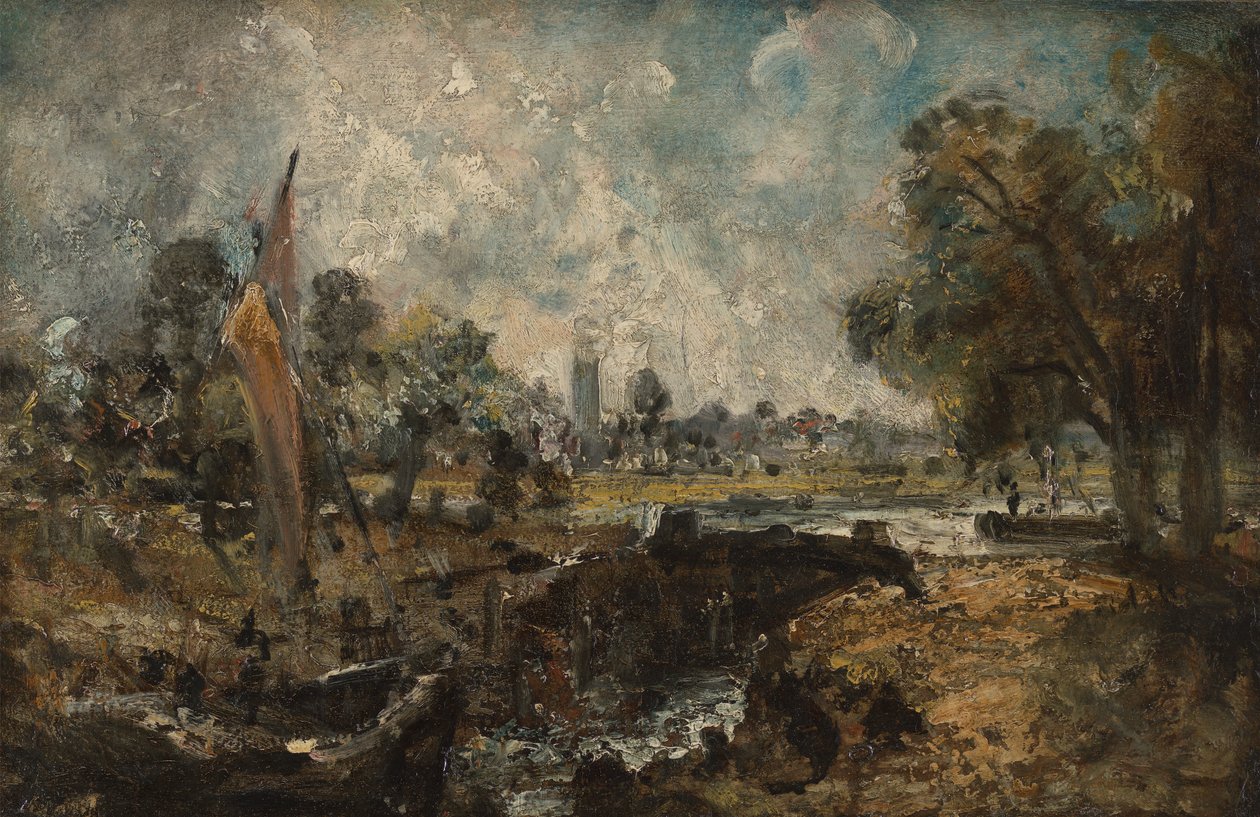 Dedham Lock door John Constable