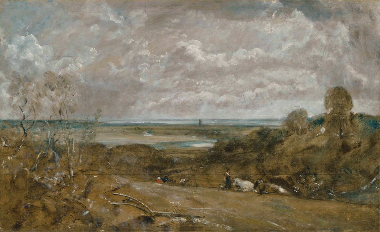 Dedham van Langham door John Constable