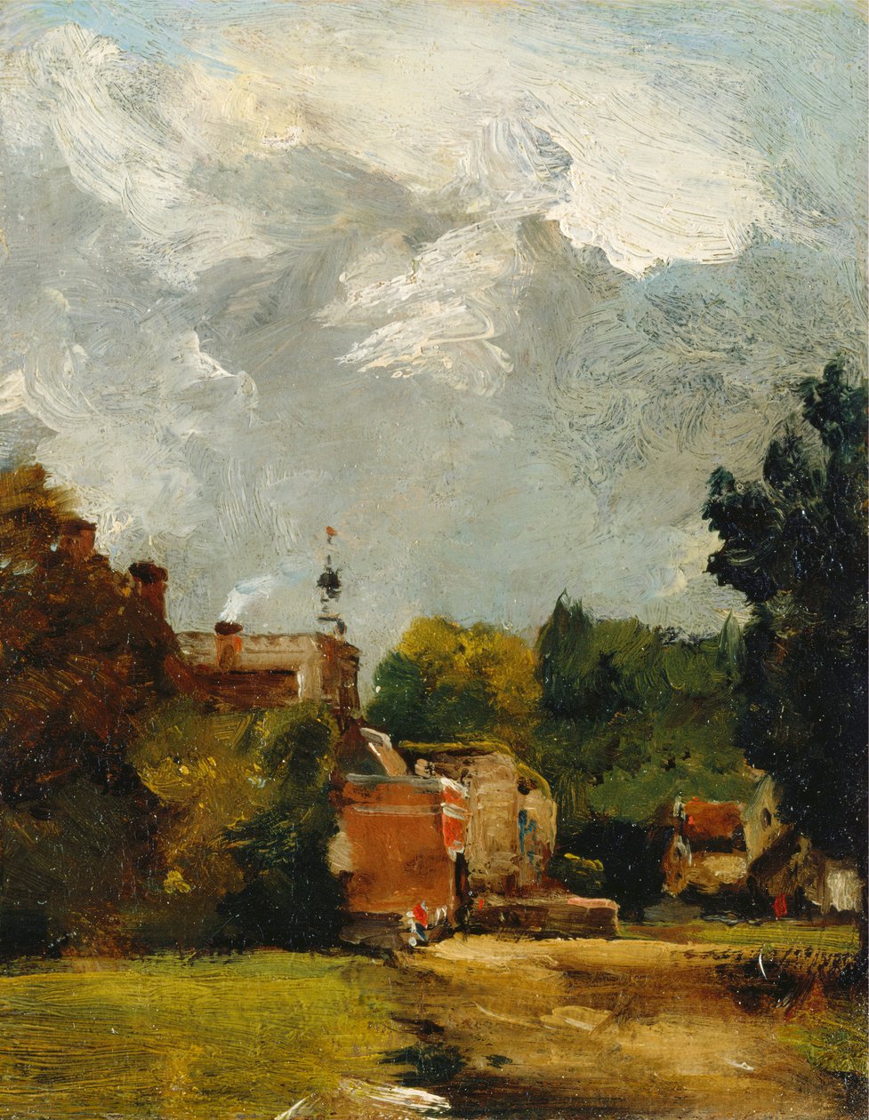 Kerk van East Bergholt door John Constable