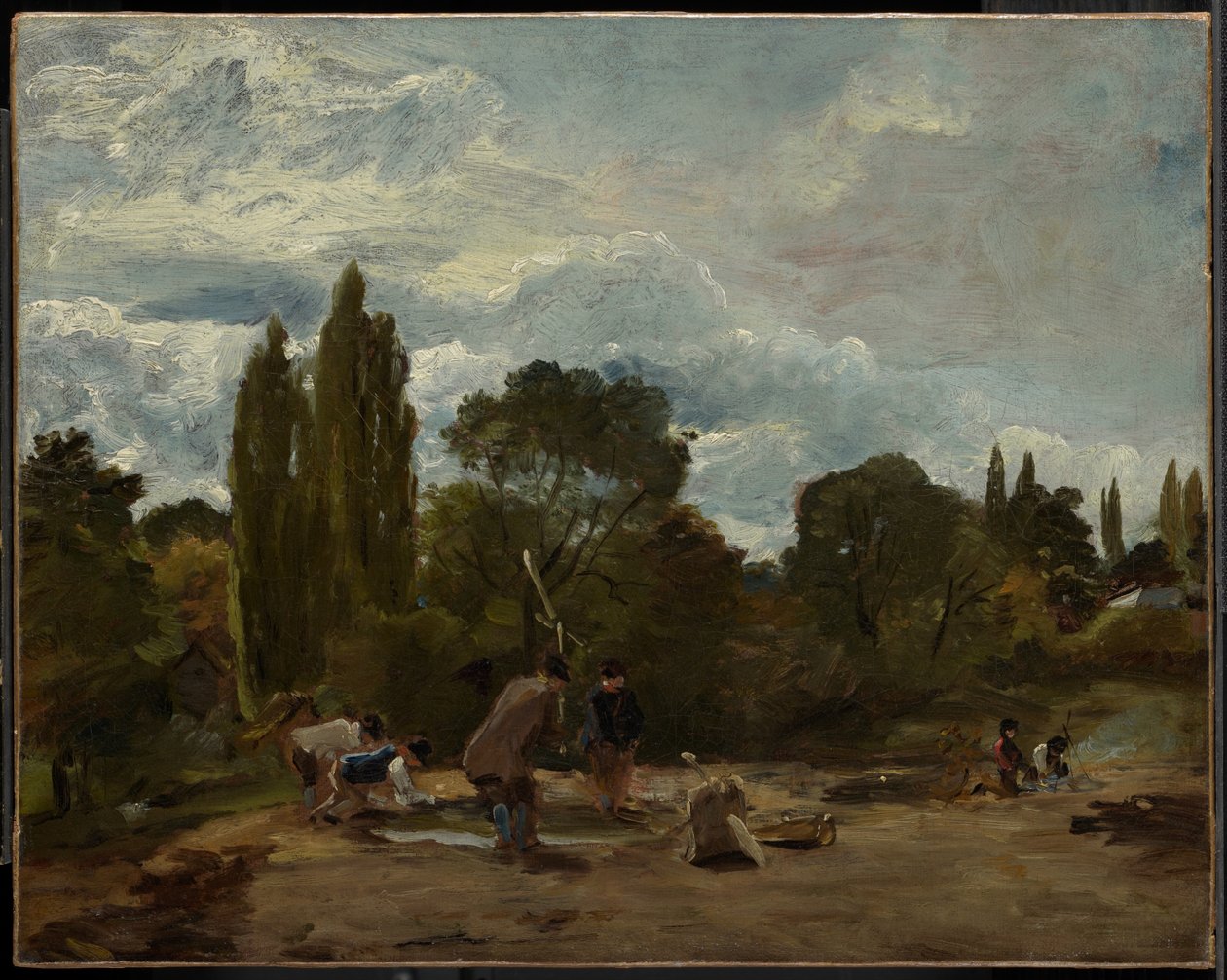 Dorsende rapenkoppen, East Bergholt door John Constable