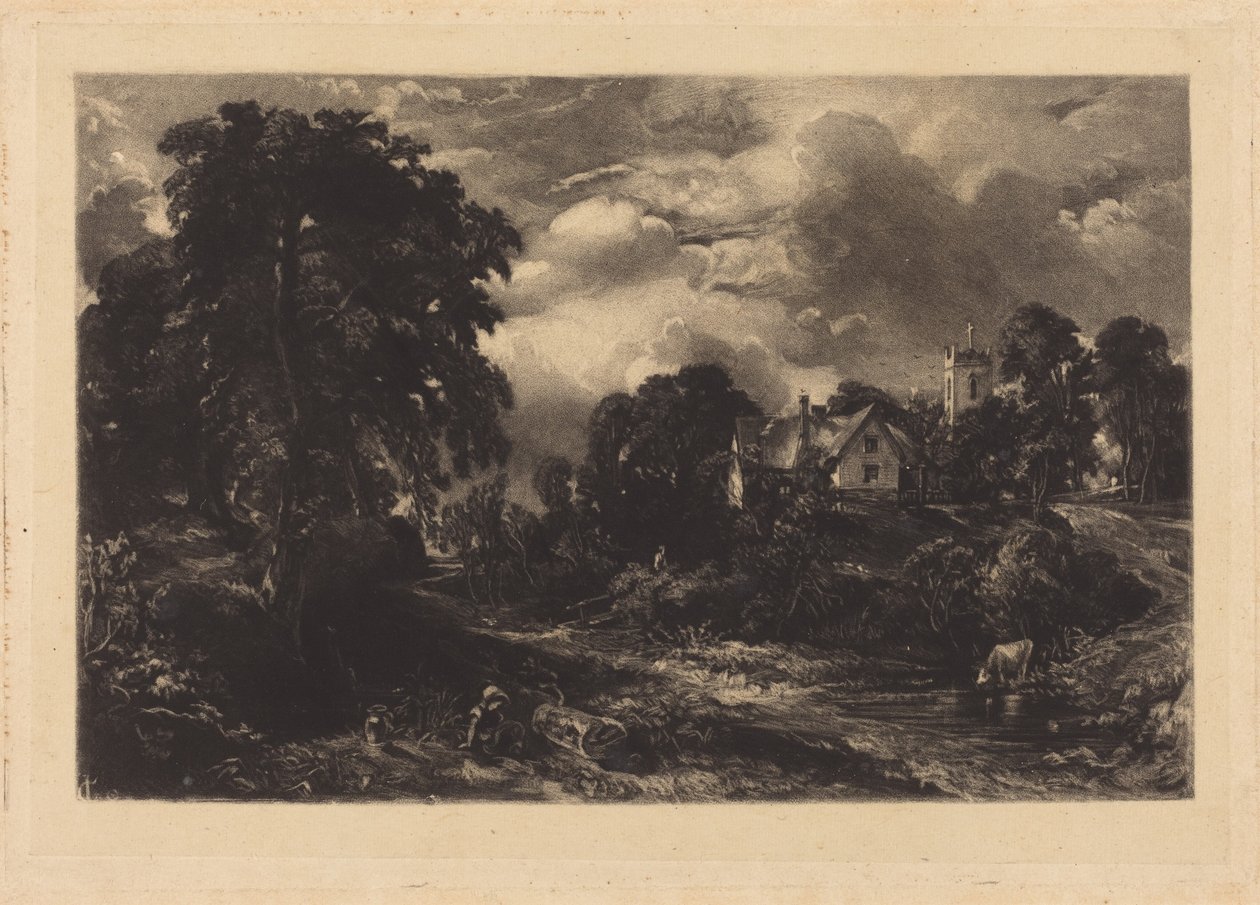 Glebe-boerderij (b) door John Constable