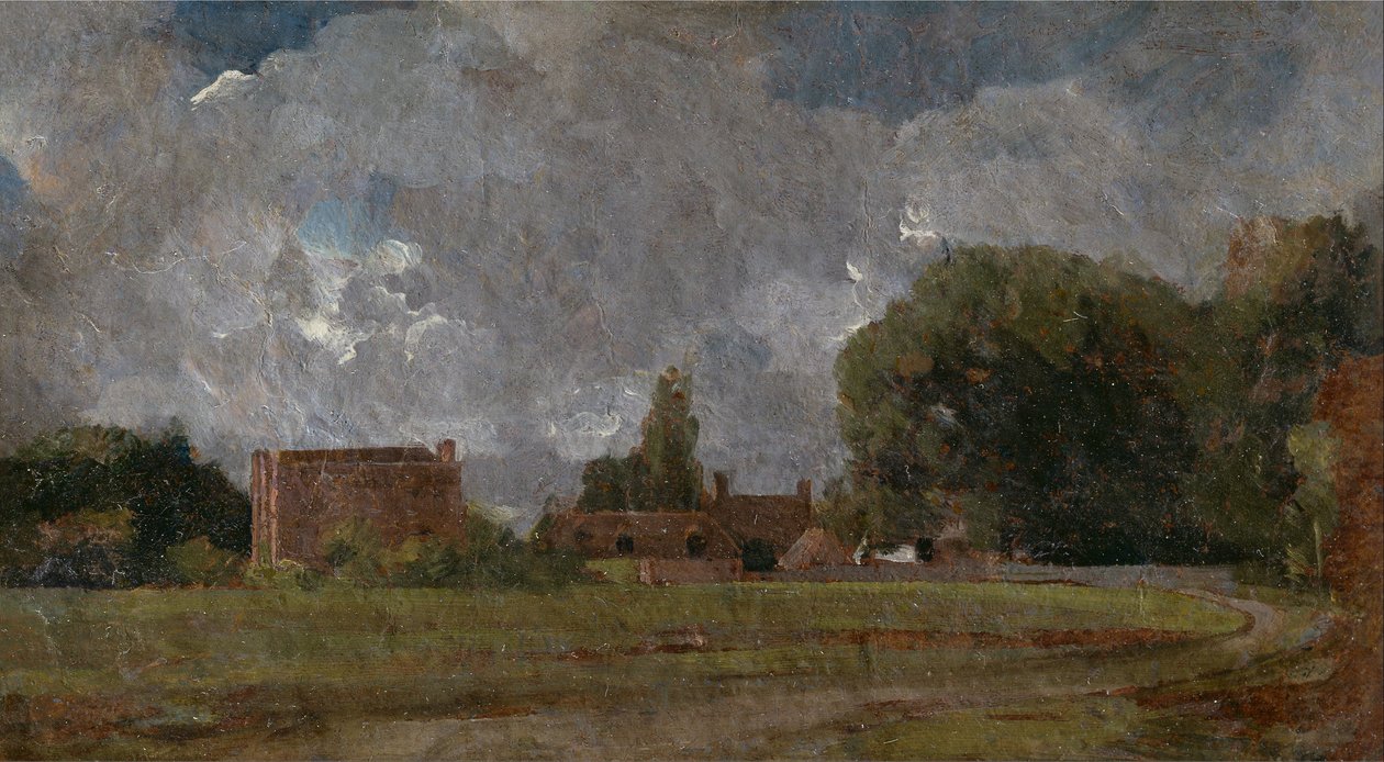 Huis van Golding Constable, East Bergholt - de geboorteplaats van de kunstenaar door John Constable