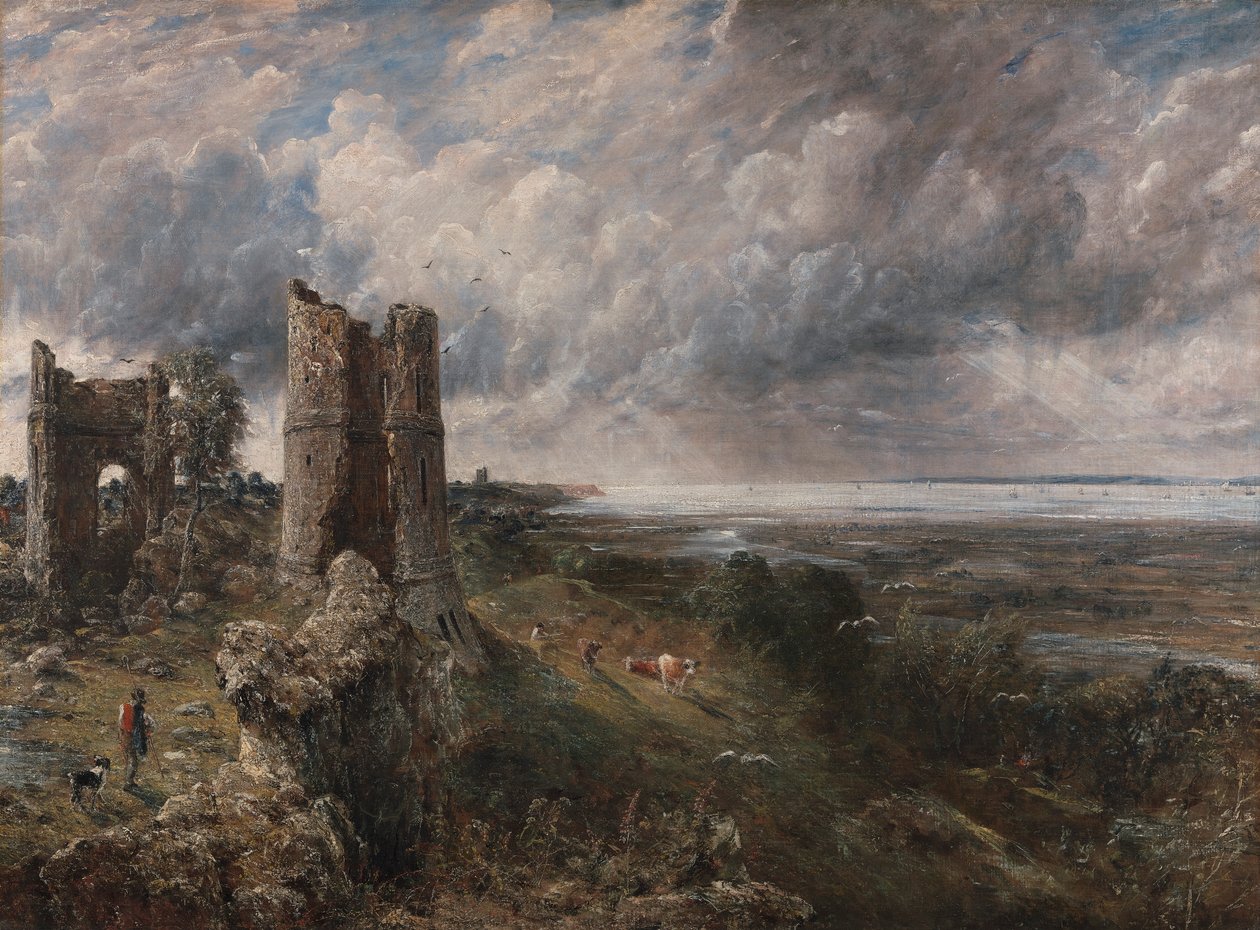 Hadleigh Kasteel, De Monding van de Theems--Ochtend na een Stormachtige Nacht door John Constable