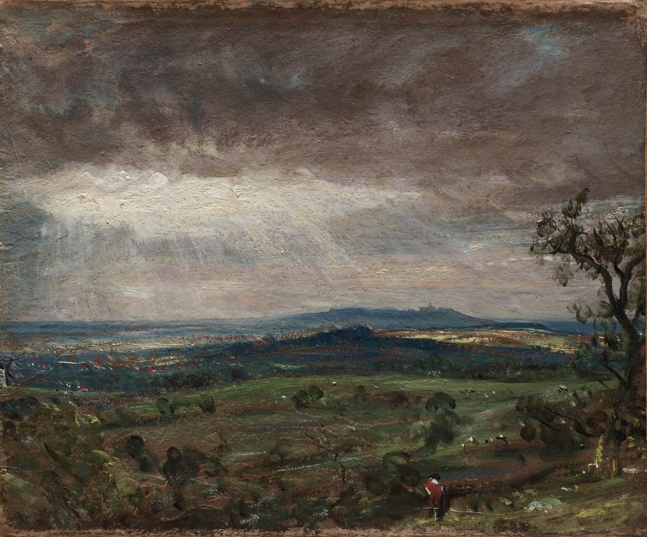 Hampstead Heath, kijkend naar Harrow door John Constable