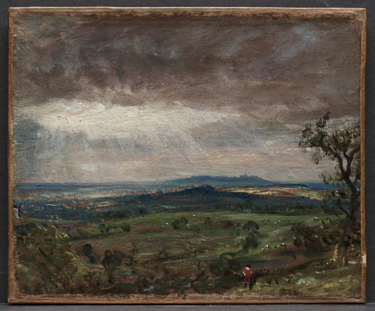 Hampstead Heath, richting Harrow, ca. 1821 door John Constable