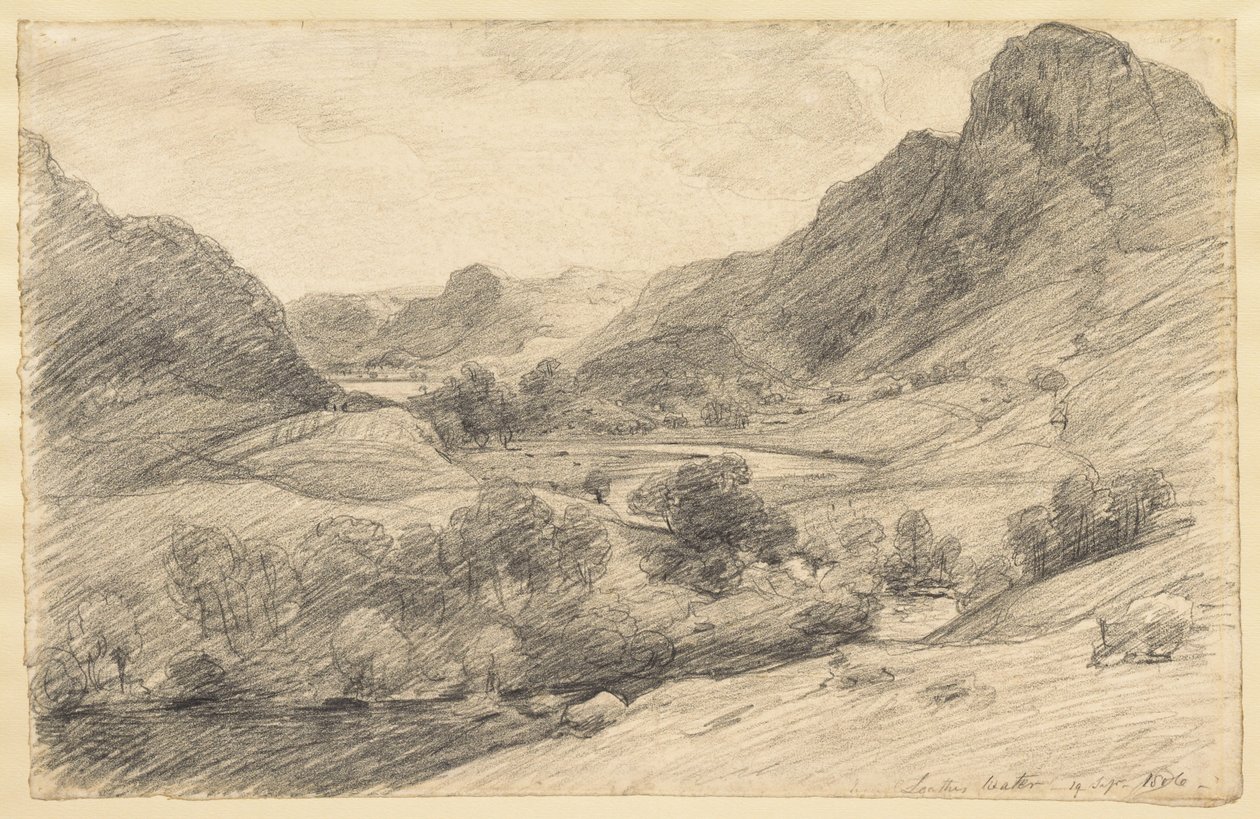 Leathes Water (Thirlmere) door John Constable