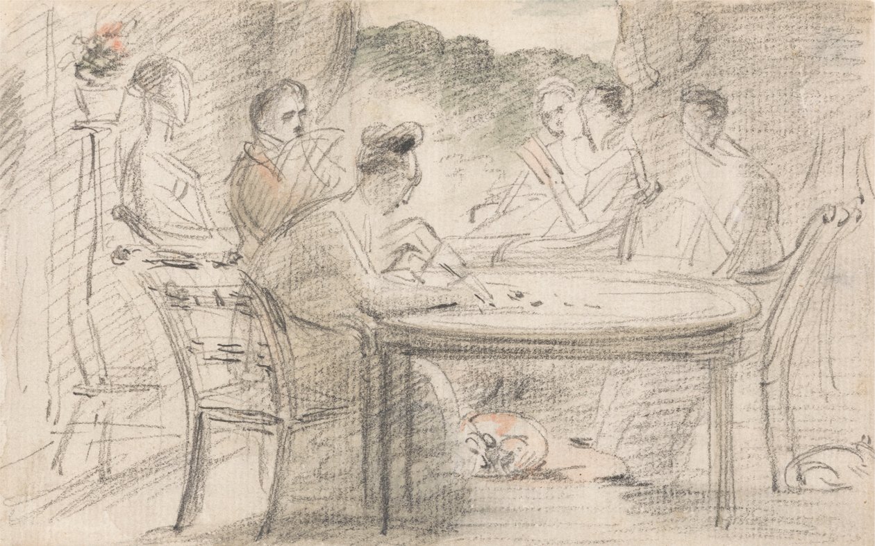 De heer Hobson van Markfield en familie door John Constable