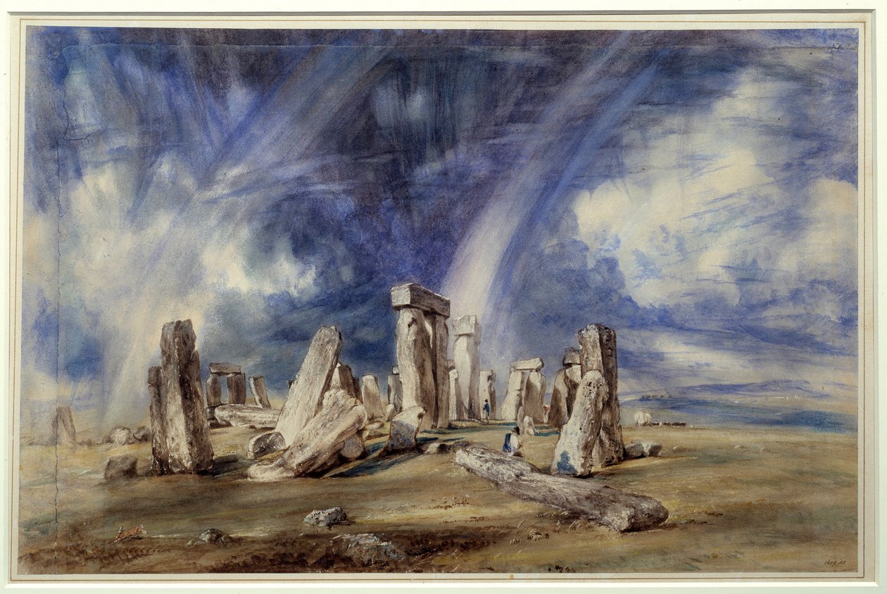 Prehistorische site van Stonehenge door John Constable